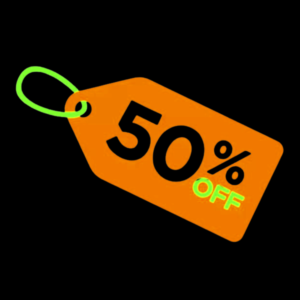 Desconto de quase 50%
